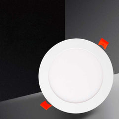 Downlight LED empotrable circular SLIM 12W - Corte Ø155mm