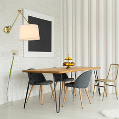 Aplique de pared cilíndrico con diseño clásico y articulado "ELBOW" E27