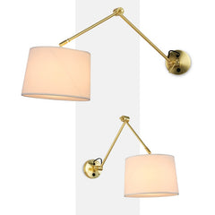 Aplique de pared cilíndrico con diseño clásico y articulado "ELBOW" E27