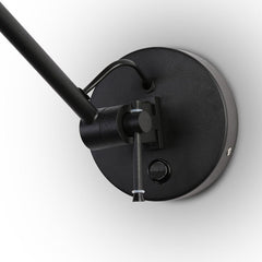 Aplique de pared cilíndrico con diseño clásico y articulado "ELBOW" E27