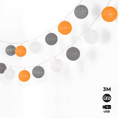 Guirnaldas decorativas de luces LED USB