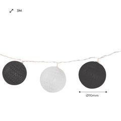 Guirnaldas decorativas de luces LED USB