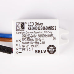 Foco lineal LED empotrable 2W - UGR18 - CRI90 - Chip OSRAM