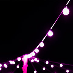 Bombilla de colores LED E27 G45 - 1W