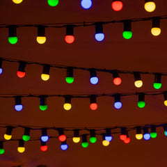 Bombilla de colores LED E27 G45 - 1W