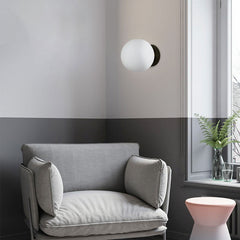 Aplique de pared bola cristal "Rober"