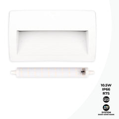 Baliza de pared LED CCT para exterior FUMAGALLI LORENZA 270 R7S 10.5W