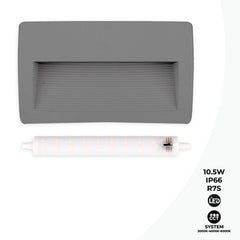 Baliza de pared LED CCT para exterior FUMAGALLI LORENZA 270 R7S 10.5W
