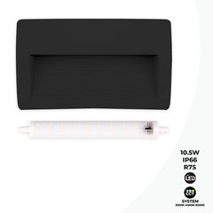 Baliza de pared LED CCT para exterior FUMAGALLI LORENZA 270 R7S 10.5W