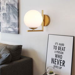 Aplique de pared bola cristal "Margaret"