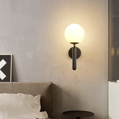 Aplique de pared bola cristal "Elsa" - E14
