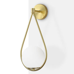 Aplique de pared bola cristal "Clara" - E14