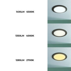 Downlight Redondo Estanco CCT Fumagalli "Teresa 260" 18W IP55