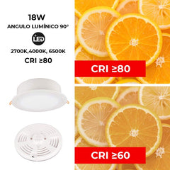 Downlight Redondo Estanco CCT Fumagalli "Teresa 260" 18W IP55