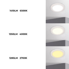 Downlight Redondo Estanco CCT Fumagalli "Teresa 260" 18W IP55
