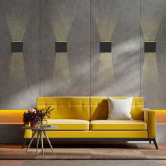 Pack de 2 Apliques de pared "KURTIN" 6W apertura de luz regulable