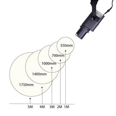 Proyector de logos LED GOBO 20W rotativo exterior - Óptica 20° - IP65