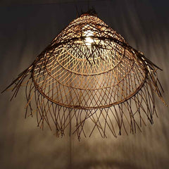 Lámpara colgante de mimbre "Willow"