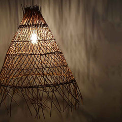 Lámpara colgante de mimbre "Willow"
