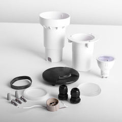 Foco empotrable en suelo LED FUMAGALLI CECI 90 2L GU10 3.5W