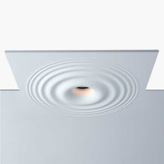 Luminaria integrable de escayola con efecto onda trimless / integración - 30x30cm - GU10