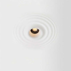 Luminaria integrable de escayola con efecto onda trimless / integración - 30x30cm - GU10