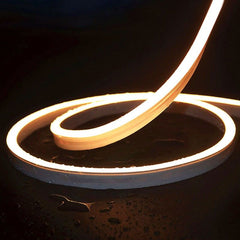 Neón LED flexible 24V DC - 10x18mm - 10 metros - Kit completo - 11W/m - IP67 - Curvatura lateral