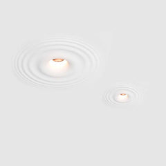 Luminaria integrable de escayola con efecto onda trimless / integración - 30x30cm - GU10