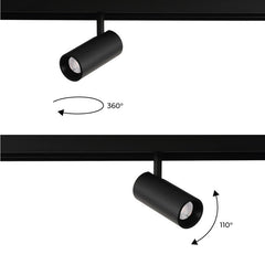 Foco LED para carril magnético 48V - 6W