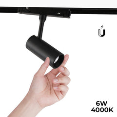 Foco LED para carril magnético 48V - 6W