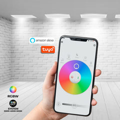 Panel LED WIFI SMART RGB / RGBW + CCT - 60x60 cm - 40W - IP40