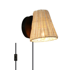 Aplique de pared de mimbre "BLIND"