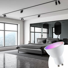 Bombilla LED GU10 RGBW inteligente - 5W - Con control remoto