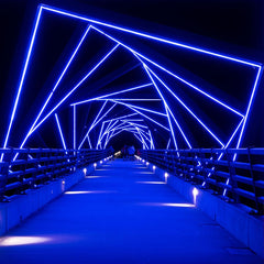 Neón LED flexible RGB 24V DC - 10X18mm - 10 metros - Kit completo - 11W/m - IP67 - Curvatura lateral
