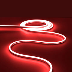 Neón LED flexible RGB 24V DC - 13X6mm - 5 metros - Kit completo - 11W/m - IP67 - Curvatura lateral
