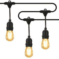 Guirnalda exterior conectable en serie - IP65 - 6,5 metros - 10 x E27