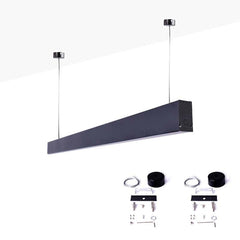 Carril magnético 48V + kit de suspensión - 1 metro