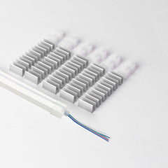 Neón LED flexible RGB 24V DC - 10X18mm - 10 metros - Kit completo - 11W/m - IP67 - Curvatura lateral