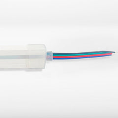 Neón LED flexible RGB 24V DC - 10X18mm - 10 metros - Kit completo - 11W/m - IP67 - Curvatura lateral
