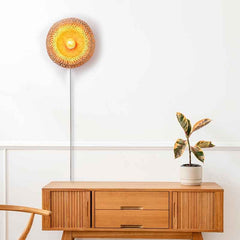 Aplique de mimbre con enchufe "Round"