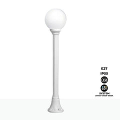 Farola exterior Fumagalli LED "GLOBO MIZAR/G250" 8.5W E27 - CCT