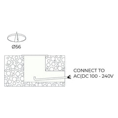 Foco LED empotrable suelo 4,5W 220V-AC IP67