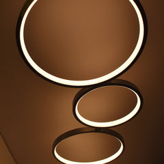 Lámpara de pie LED de aluminio "NATALIE" - 30W - Luz cálida