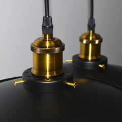 Lámpara colgante triple "CLOCK WORK"