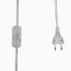Aplique de pared de mimbre con enchufe "PANI"