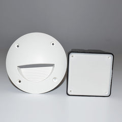 Baliza empotrable LED FUMAGALLI "LETI 100 ROUND-ST" GX53 - 3W - IP66