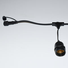 Guirnalda exterior conectable en serie - IP65 - 6,5 metros - 10 x E27