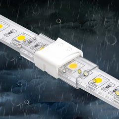 Conector estanco tira LED 10mm - tira a tira - IP68