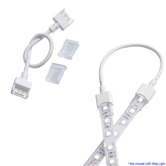 Conector tira LED estanco con cable - 2 pines - Tira 10 mm - IP68