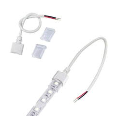 Conector inicio tira LED estanco 10mm - 2 pines - IP68